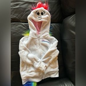 Disney Pixar Inside Out unicorn toddler girls hoodie XS 4T worn twice